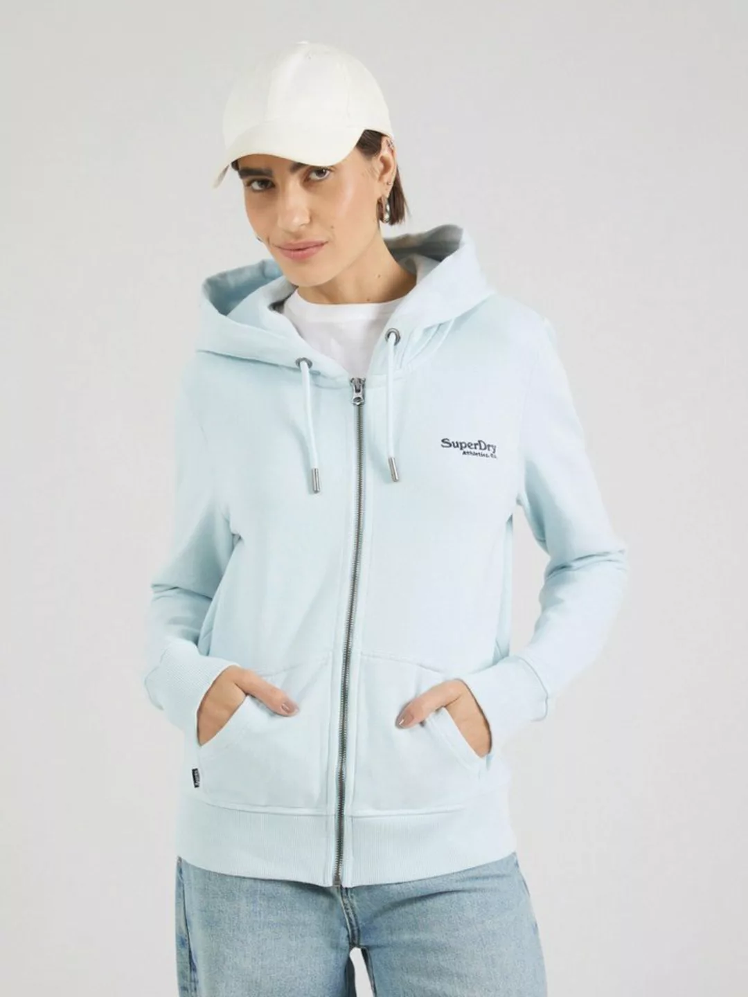 Superdry Sweatjacke ESSENTIAL (1-tlg) Stickerei günstig online kaufen