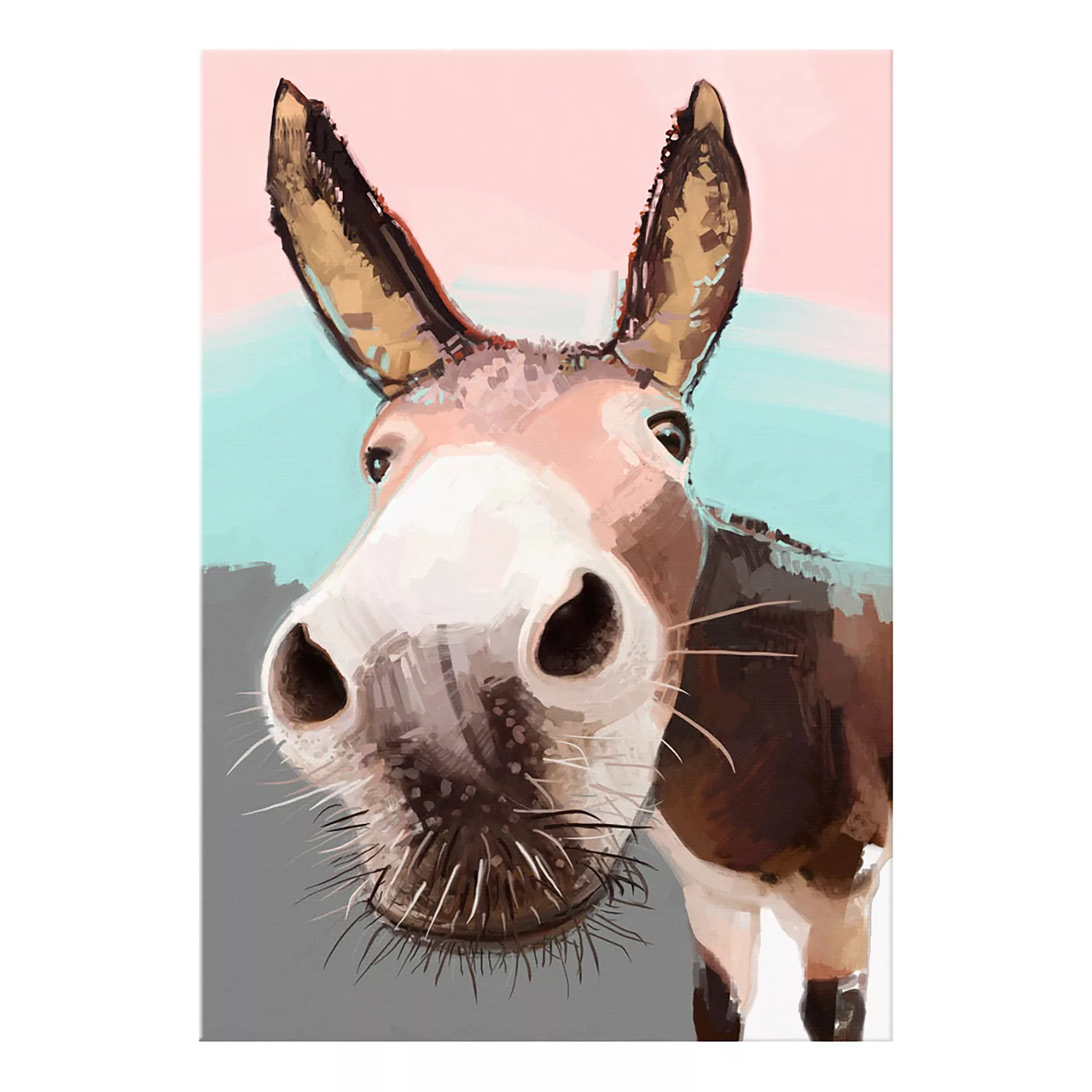 home24 Wandbild Curious Donkey günstig online kaufen