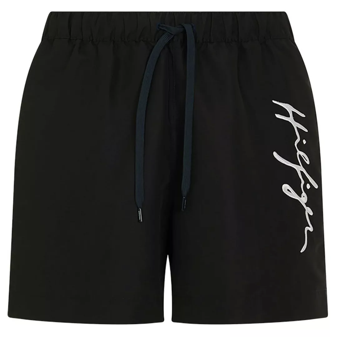 Tommy Hilfiger Underwear Unterschrift Logo Mittellange Badeshorts 2XL Black günstig online kaufen