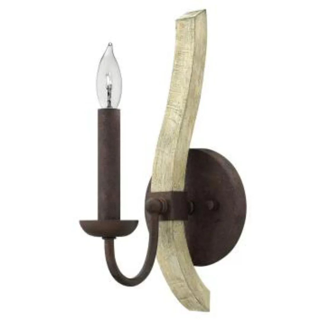 Wandlampe Antik Metall Holz dekorativ ESITEESH günstig online kaufen