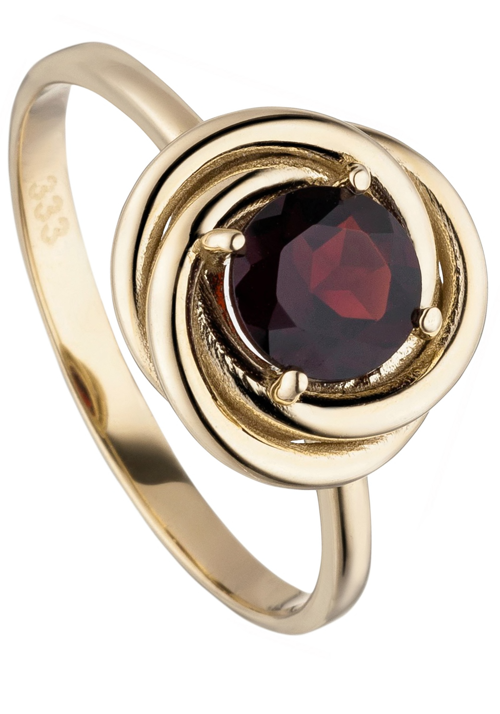 JOBO Fingerring "Ring mit Granat", 333 Gold günstig online kaufen