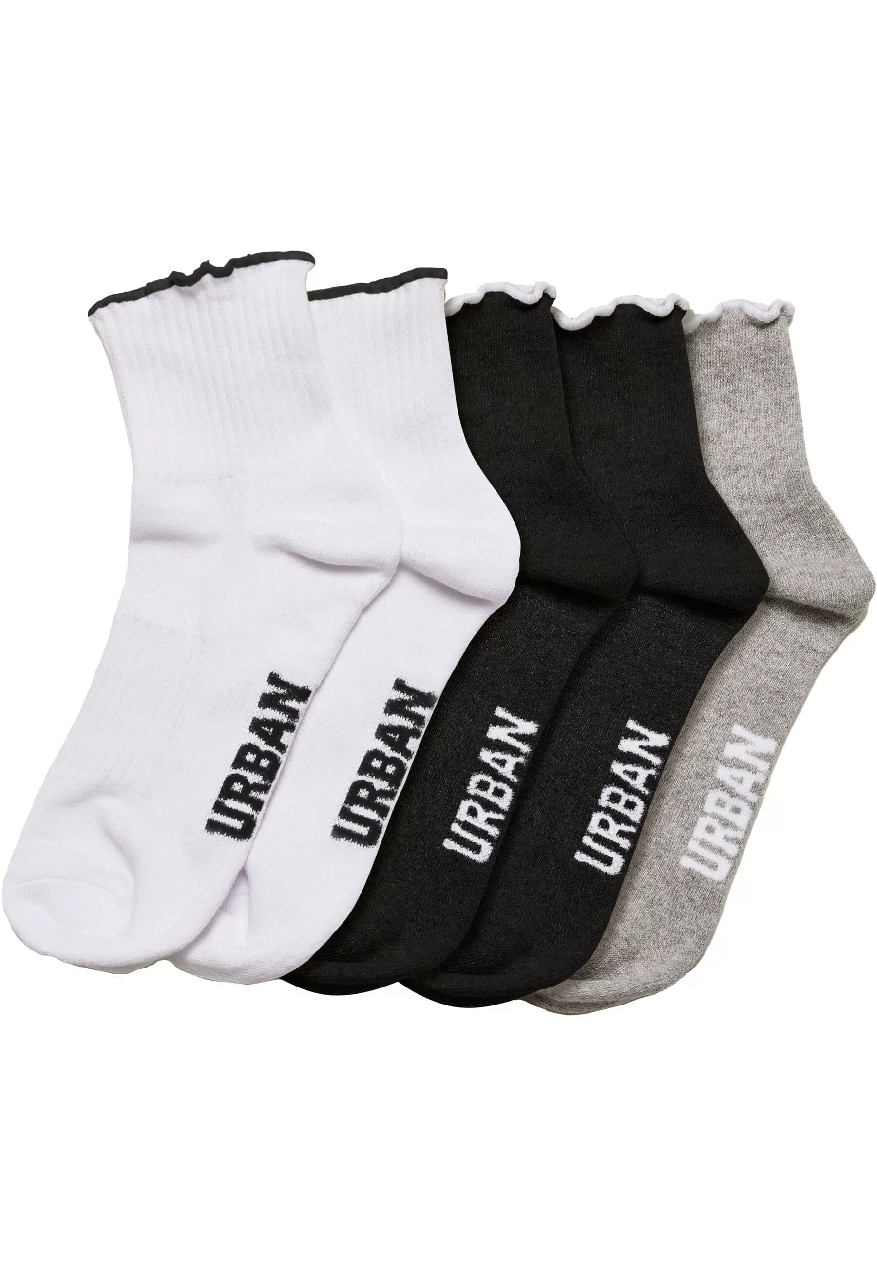 URBAN CLASSICS Basicsocken "Urban Classics Unisex Girly Small Edge Socks 4- günstig online kaufen