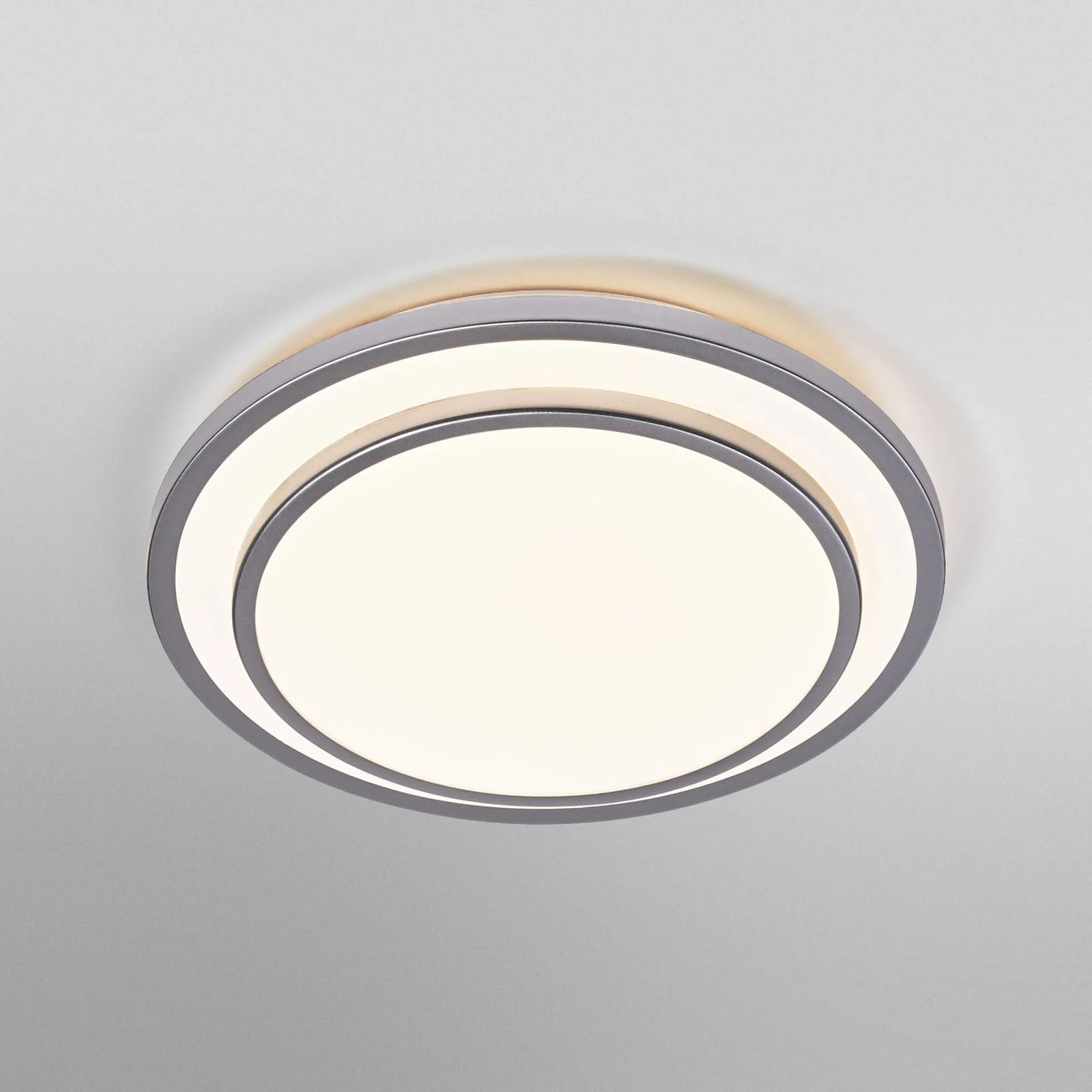 OSRAM LED-Deckenleuchte ORBIS BERLIN, silber, Ø 30 cm Metall günstig online kaufen