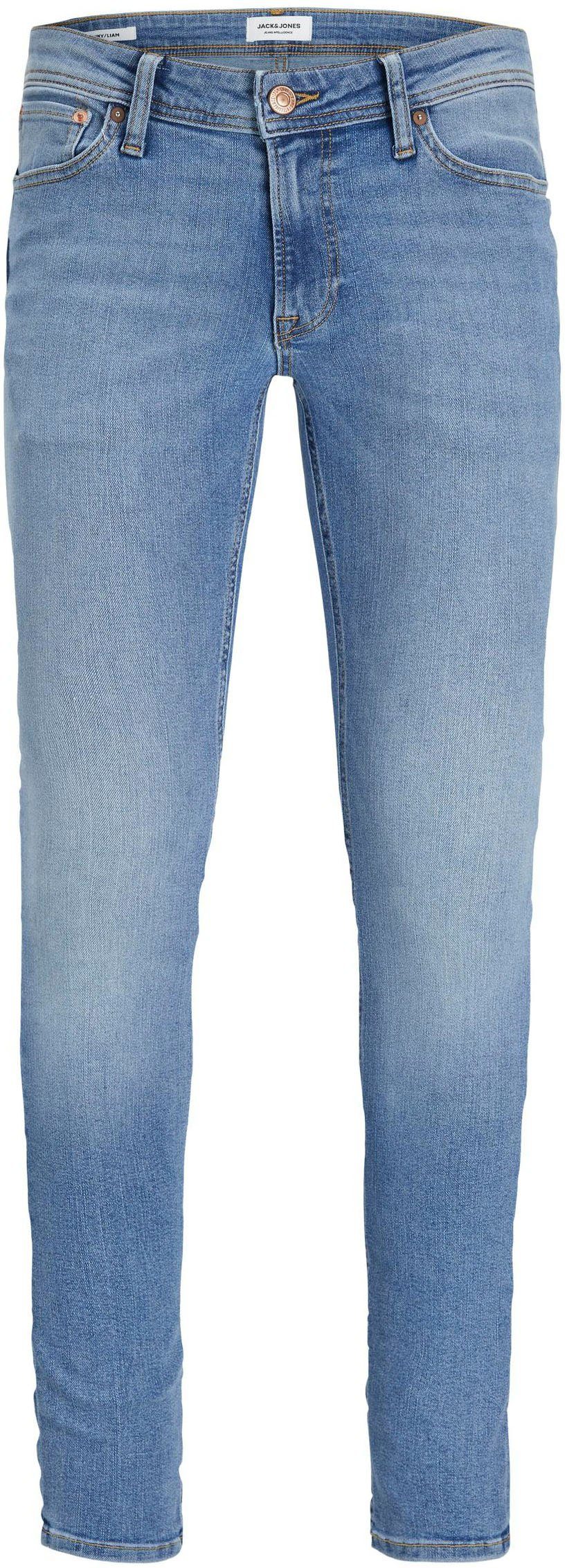 Jack & Jones Skinny-fit-Jeans "JJILIAM Skinny Jeans mit Used-Waschung für s günstig online kaufen