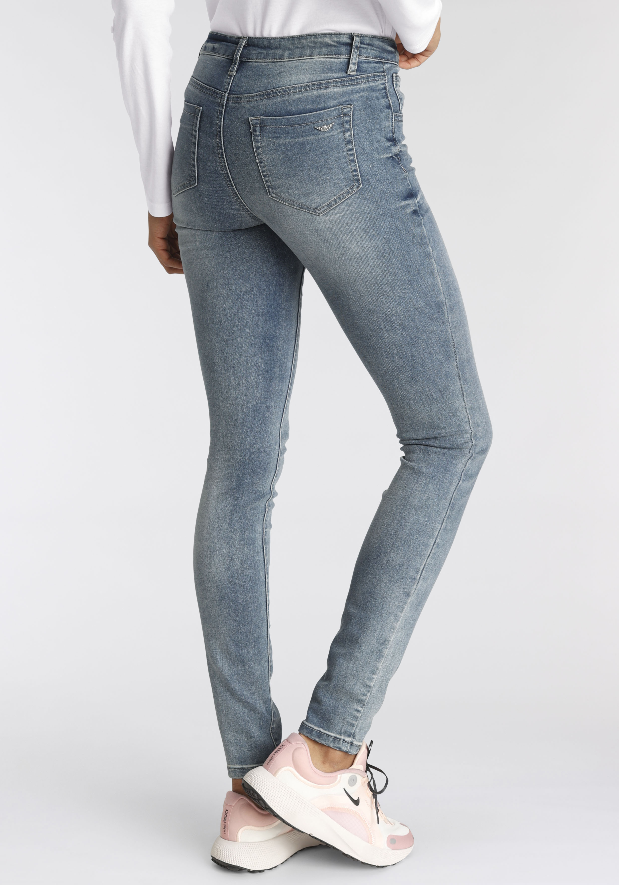 Arizona Skinny-fit-Jeans Ultra-Stretch Mid Waist günstig online kaufen