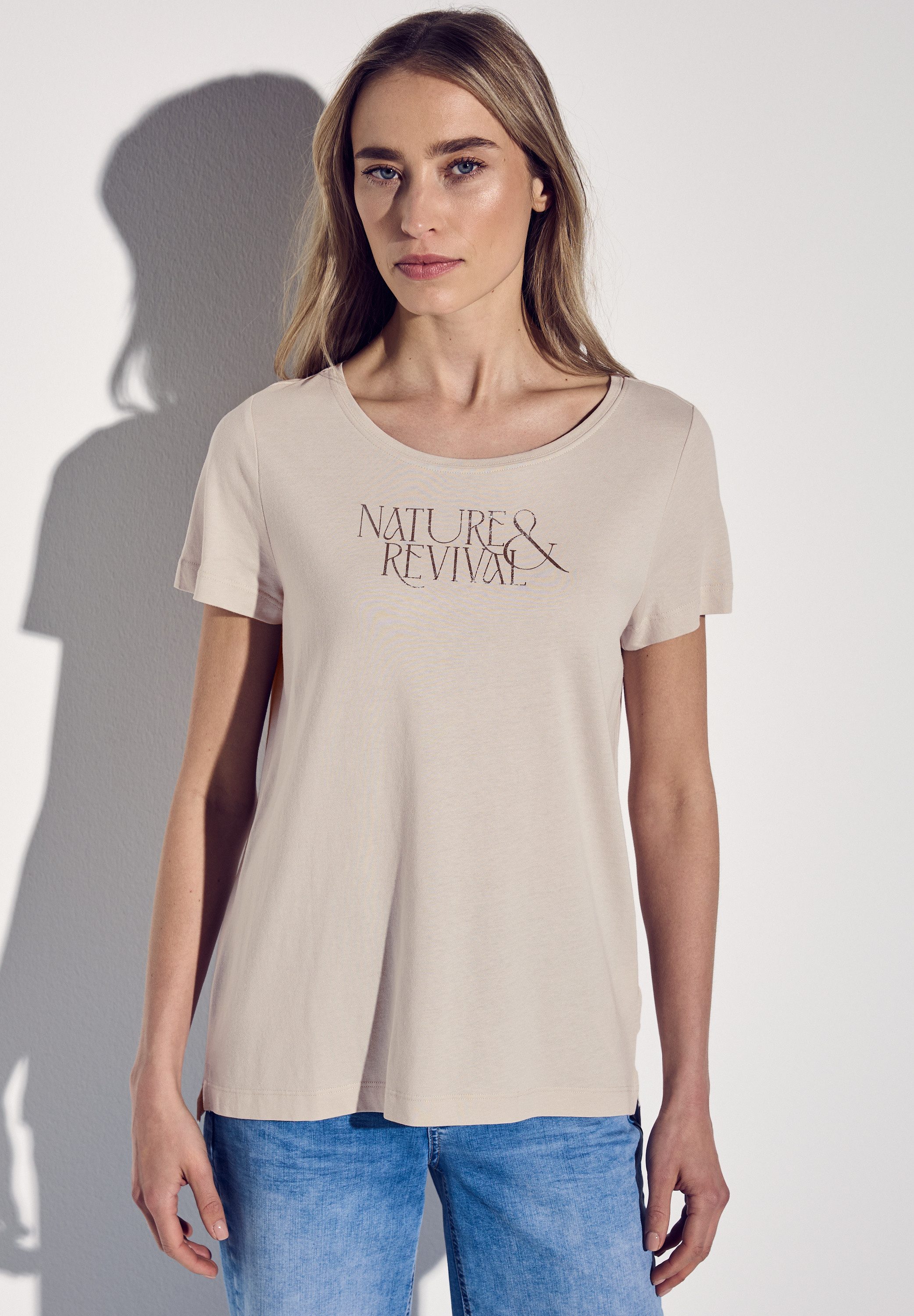 STREET ONE T-Shirt, im soften Baumwoll-Mix günstig online kaufen