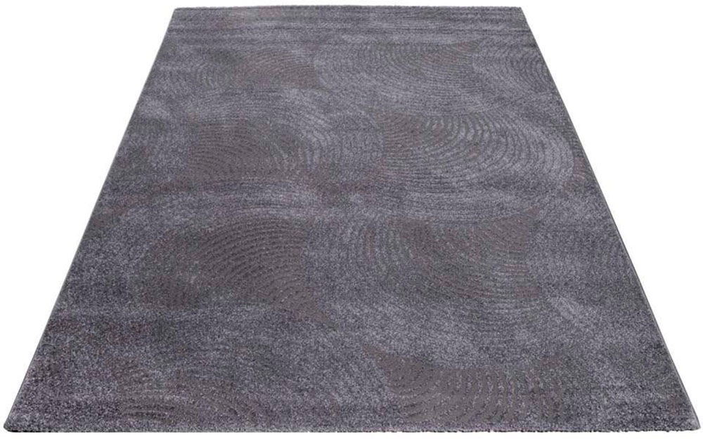 Carpet City Teppich »Friseé-Teppich FANCY 647«, rechteckig, Kurzflor,3D-Opt günstig online kaufen