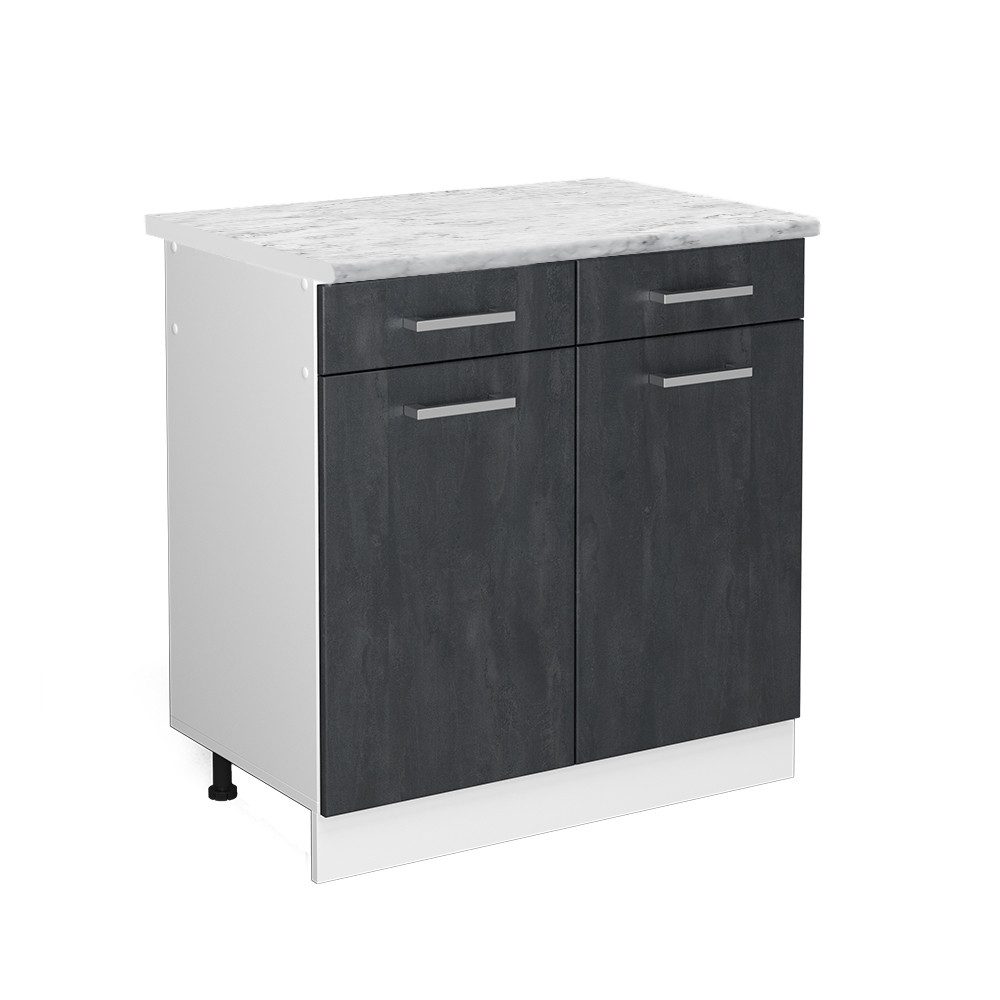 Vicco Unterschrank R-Line, Bordeaux Hochglanz/Anthrazit, 60 günstig online kaufen