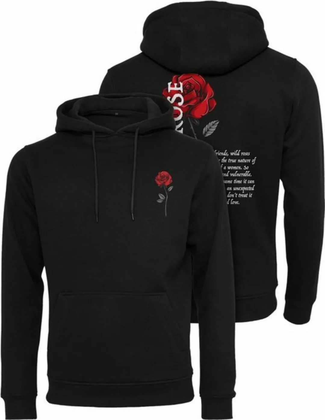 MisterTee Kapuzensweatshirt MisterTee Herren Wild Rose Hoody (1-tlg) günstig online kaufen