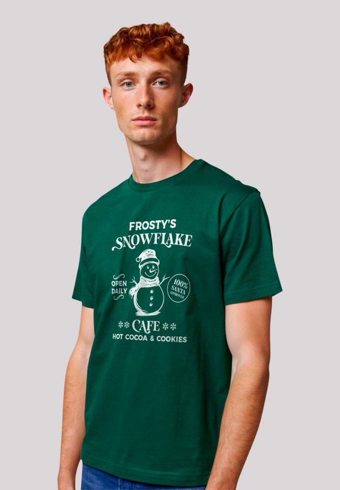 F4NT4STIC T-Shirt Frostys Snowflake Cafe Retro Weihnachten Premium Qualität günstig online kaufen