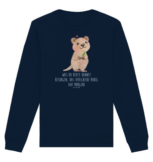 Mr. & Mrs. Panda Longpullover Größe M Quokka Happy - French Navy - Geschenk günstig online kaufen