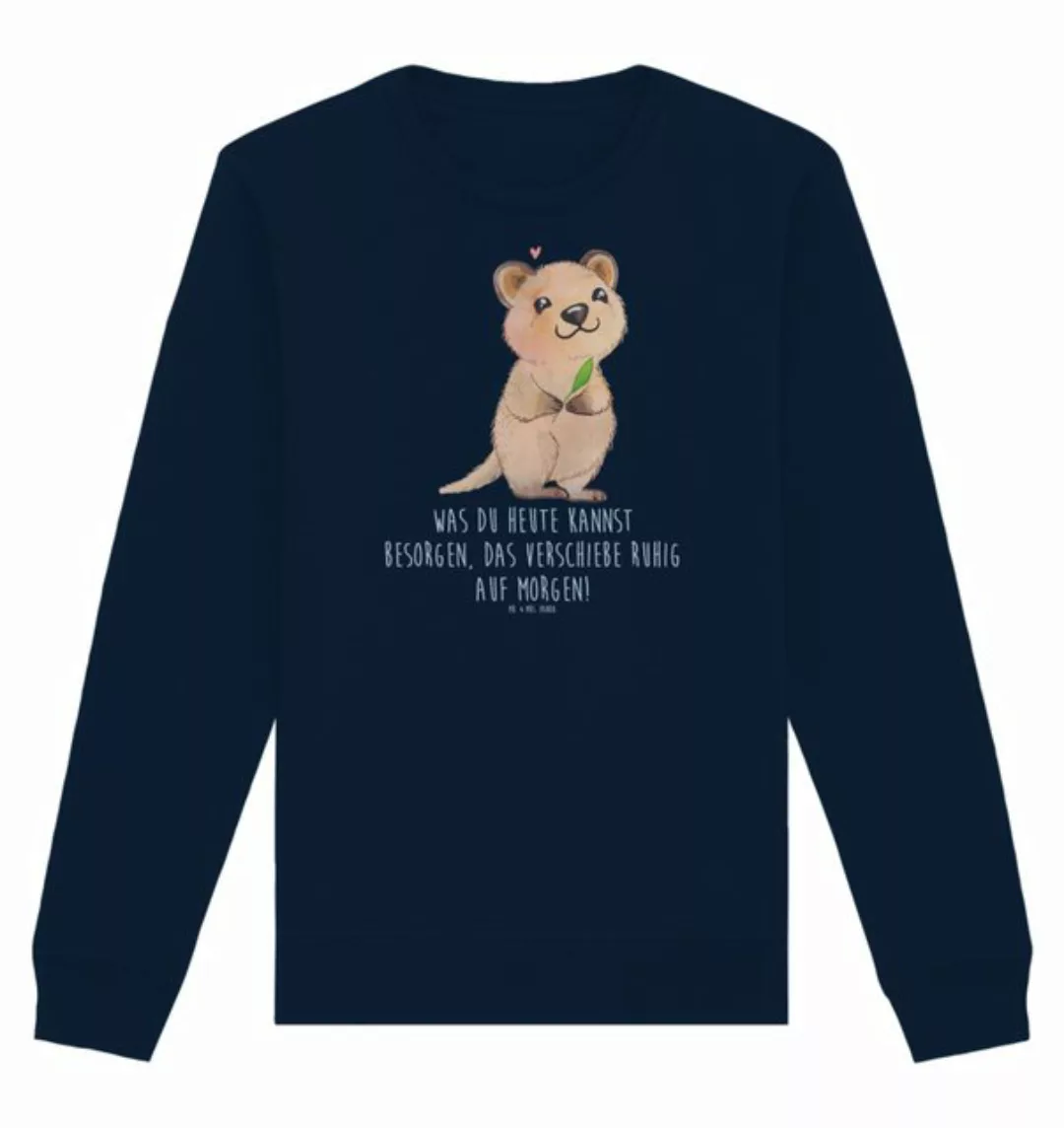 Mr. & Mrs. Panda Longpullover Größe L Quokka Happy - French Navy - Geschenk günstig online kaufen