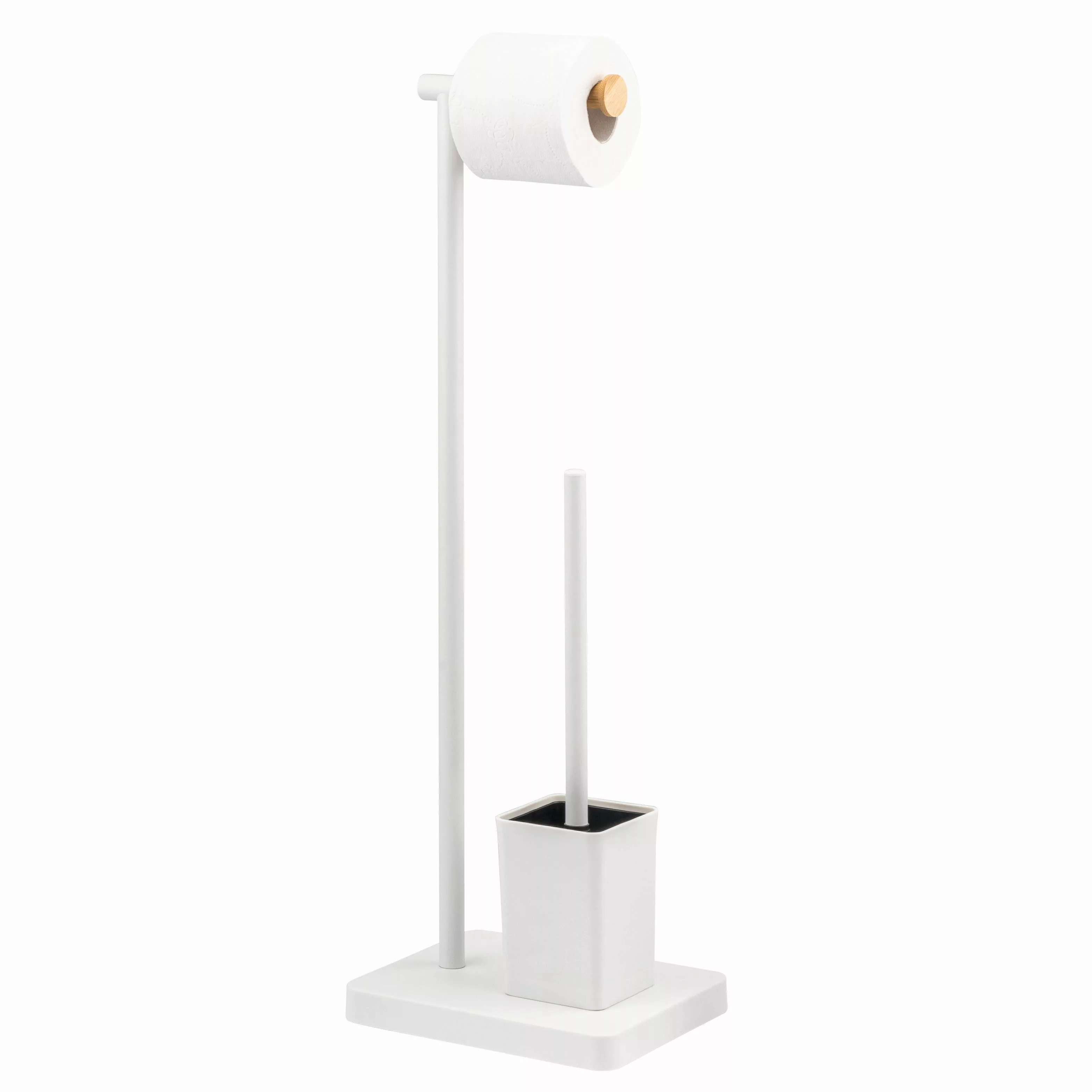 bremermann WC-Garnitur Stand-WC-Garnitur 2in1, WC-Bürste, WC-Rollenhalter, günstig online kaufen
