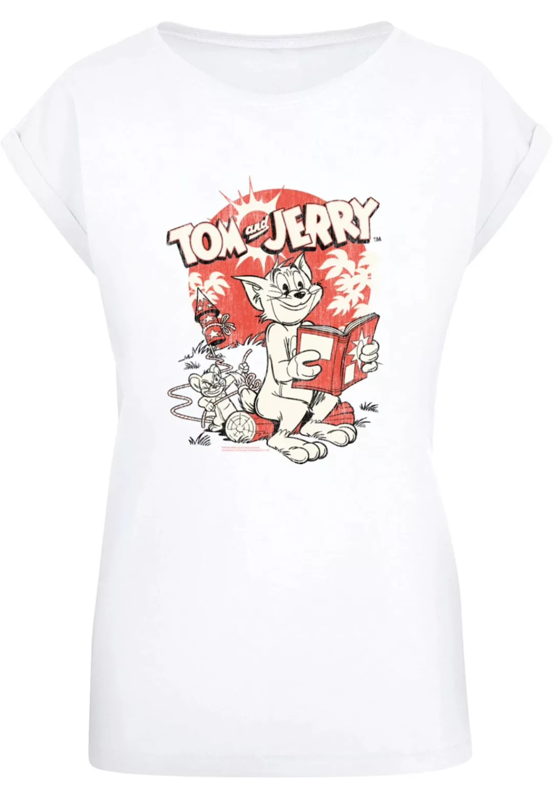 ABSOLUTE CULT T-Shirt "ABSOLUTE CULT Damen Ladies Tom and Jerry - Rocket Pr günstig online kaufen