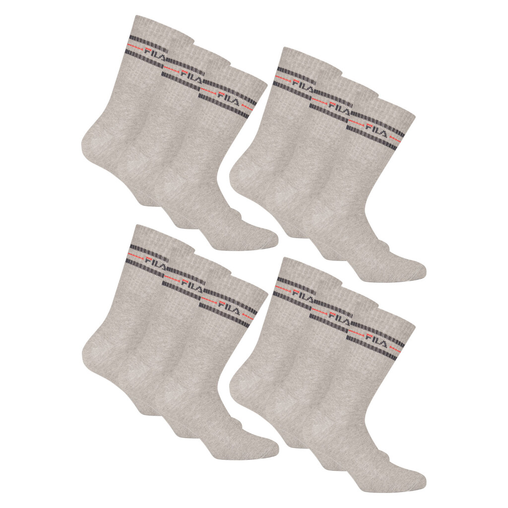 FILA Unisex Socken 12 Paar - Street, Sport, Lifestyle, Socks Set, Stripes ( günstig online kaufen