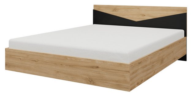 Beautysofa Bett Modernes bequemes Holzbett Anton 08/09 günstig online kaufen