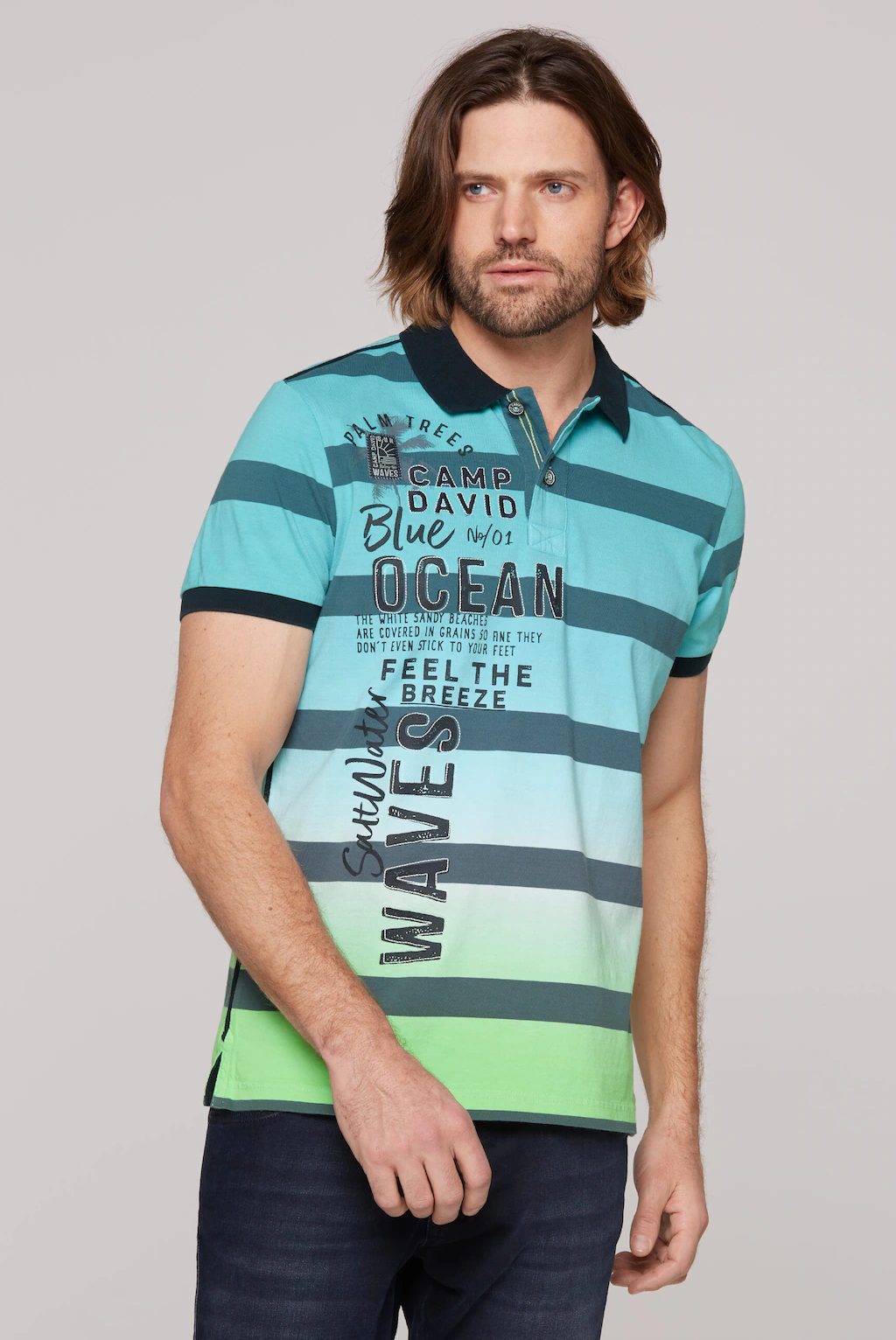 CAMP DAVID Poloshirt, aus Baumwolle günstig online kaufen