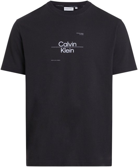 Calvin Klein Big&Tall T-Shirt BT-OPTIC LINE LOGO T-SHIRT Große Größen günstig online kaufen
