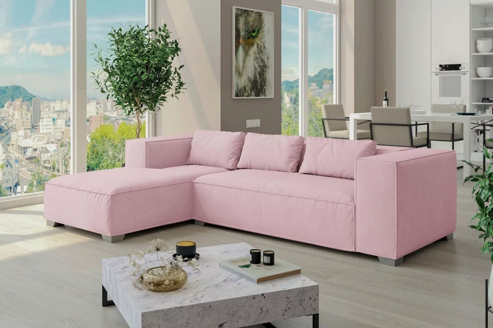 Stylefy Ecksofa Samantha, L-Form, Eckcouch, Design günstig online kaufen