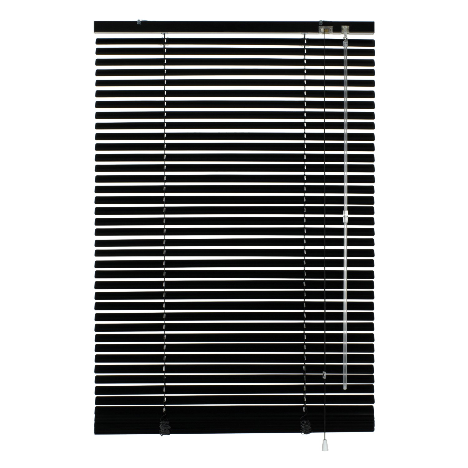 Gardinia Jalousie Aluminium 120 cm x 175 cm Schwarz günstig online kaufen