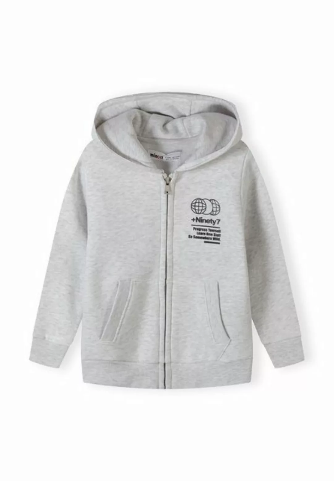 MINOTI Hoodie Kapuzensweatshirt mit Reißverschluss (2y-14y) günstig online kaufen