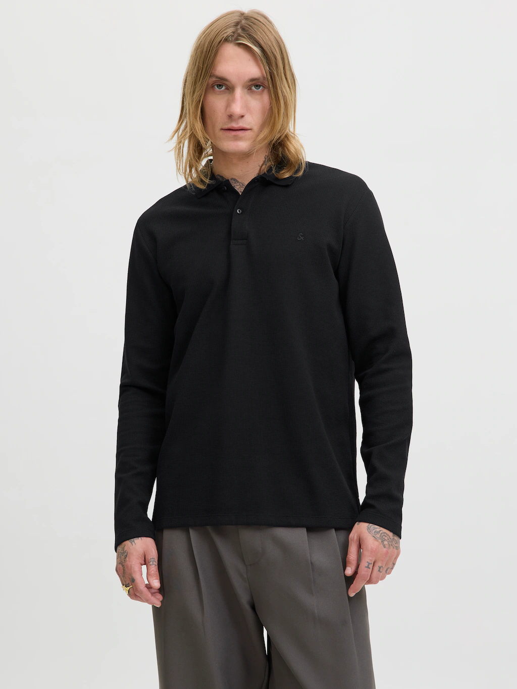 Jack & Jones Langarm-Poloshirt "JJEAUSTIN POLO LS NOOS" günstig online kaufen