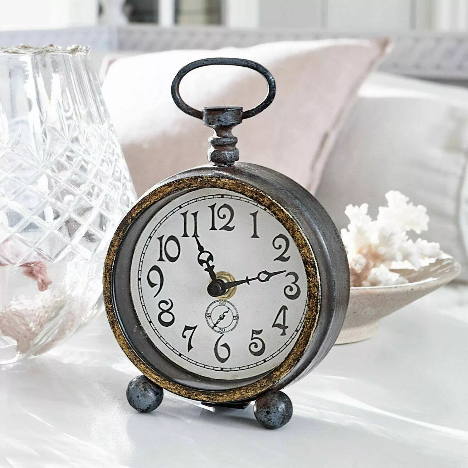 Mirabeau Wanduhr Uhr Borvin antikschwarz günstig online kaufen