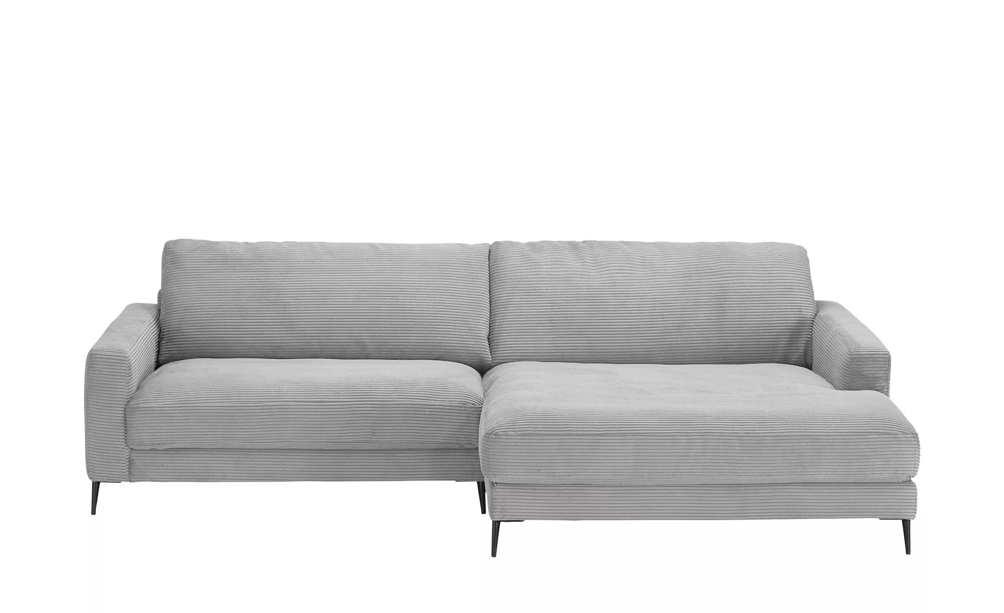 VIVA Cord-Sofa  Dopa ¦ grau ¦ Maße (cm): B: 272 H: 84 T: 190 Polstermöbel > günstig online kaufen