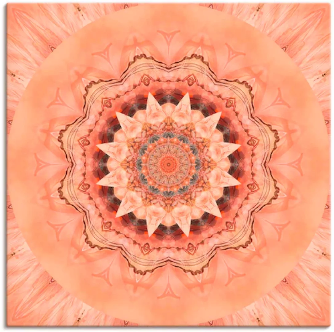 Artland Wandbild "Mandala Barmherzigkeit", Muster, (1 St.), als Leinwandbil günstig online kaufen