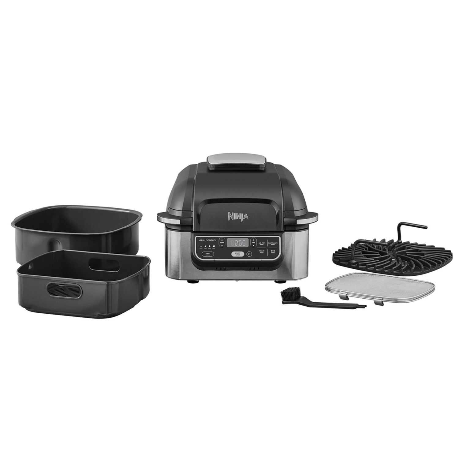 Ninja Grill und Heißluftfritteuse AG301EU Foodi Grau-Schwarz günstig online kaufen