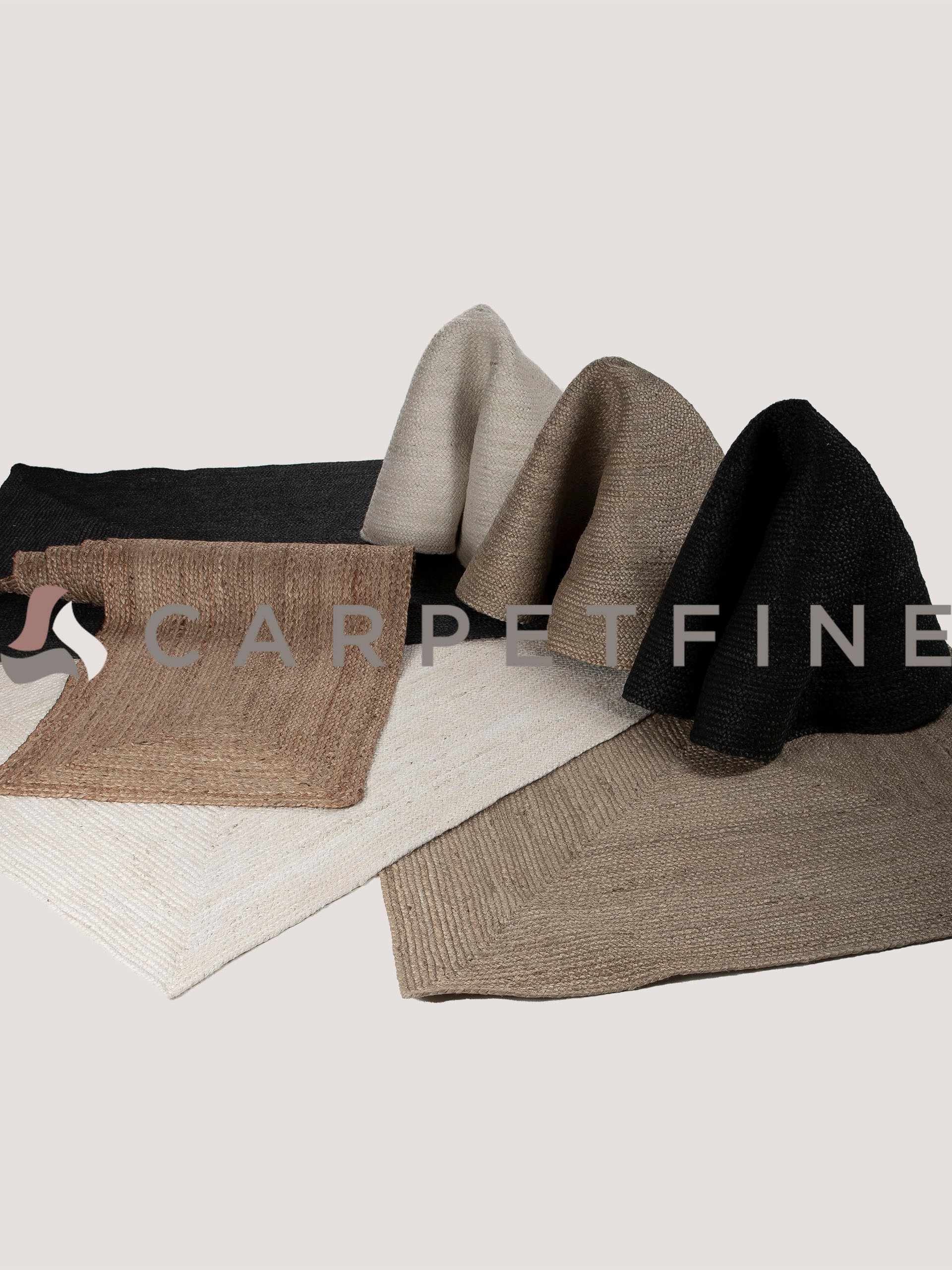 carpetfine Teppich »Nele Juteteppich Naturfaser«, rechteckig, geflochtener günstig online kaufen