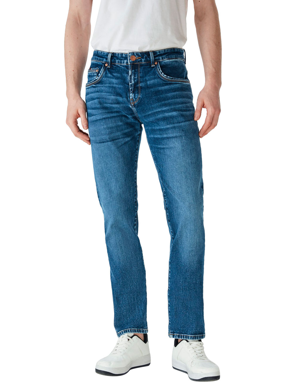 LTB Herren Jeans Hollywood Z D - Straight Fit - Blau - Allon Safe Wash günstig online kaufen