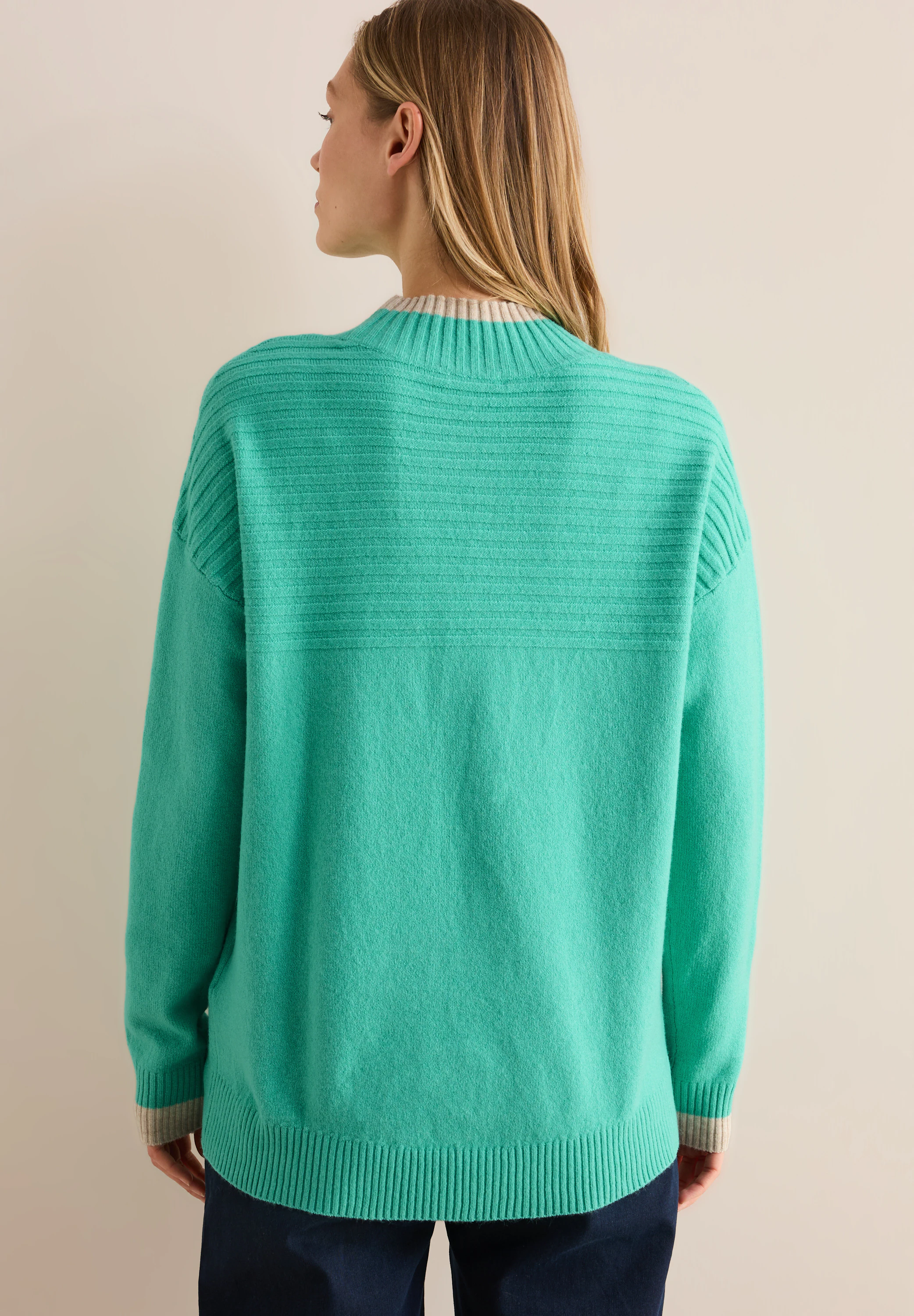 Cecil Strickpullover, mit Kontrastdetails günstig online kaufen