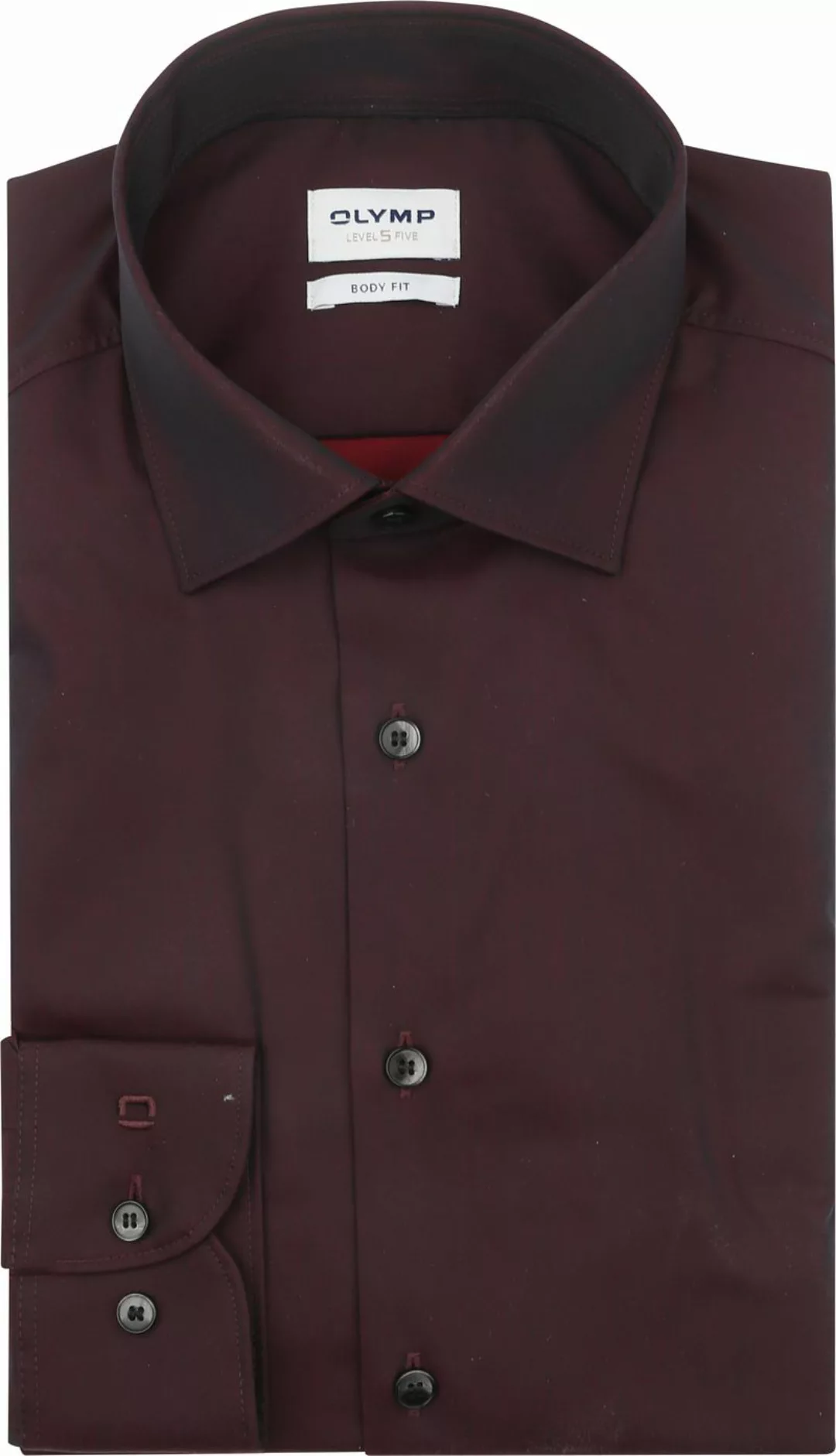 OLYMP Level 5 Hemd Burgundy - Größe 41 günstig online kaufen