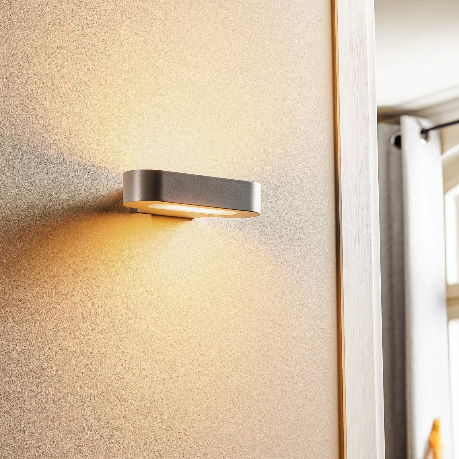 Artemide - Talo Parete LED Wandleuchte - silber/lackiert/LxBxH 21x10x4,2cm/ günstig online kaufen