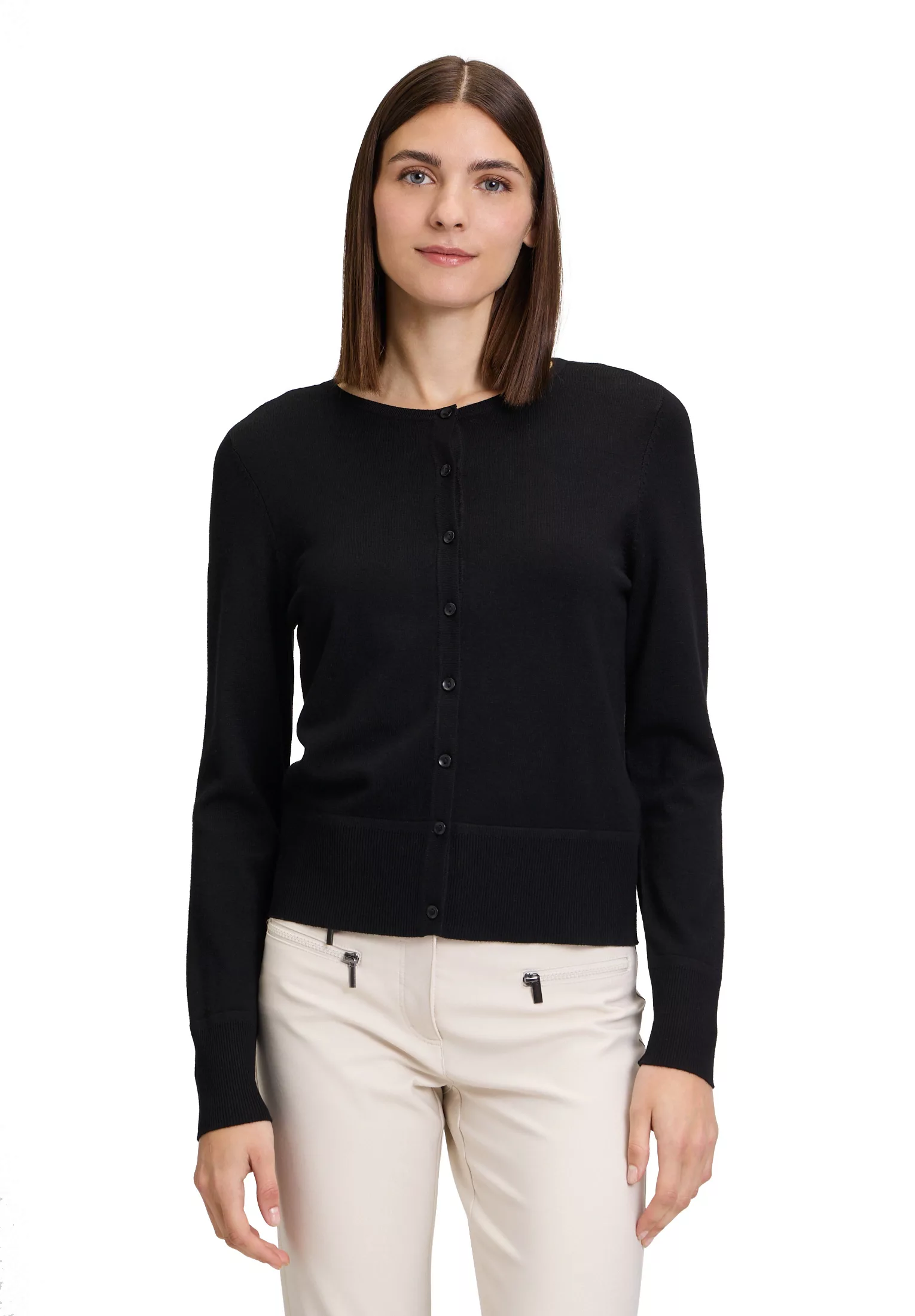 Betty Barclay Strickjacke "Betty Barclay Strick-Cardigan mit Knöpfen", Ripp günstig online kaufen