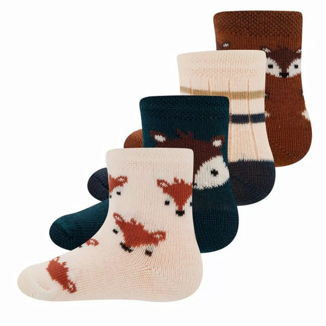 Ewers Socken Socken Fuchs/Ringel (4-Paar) günstig online kaufen