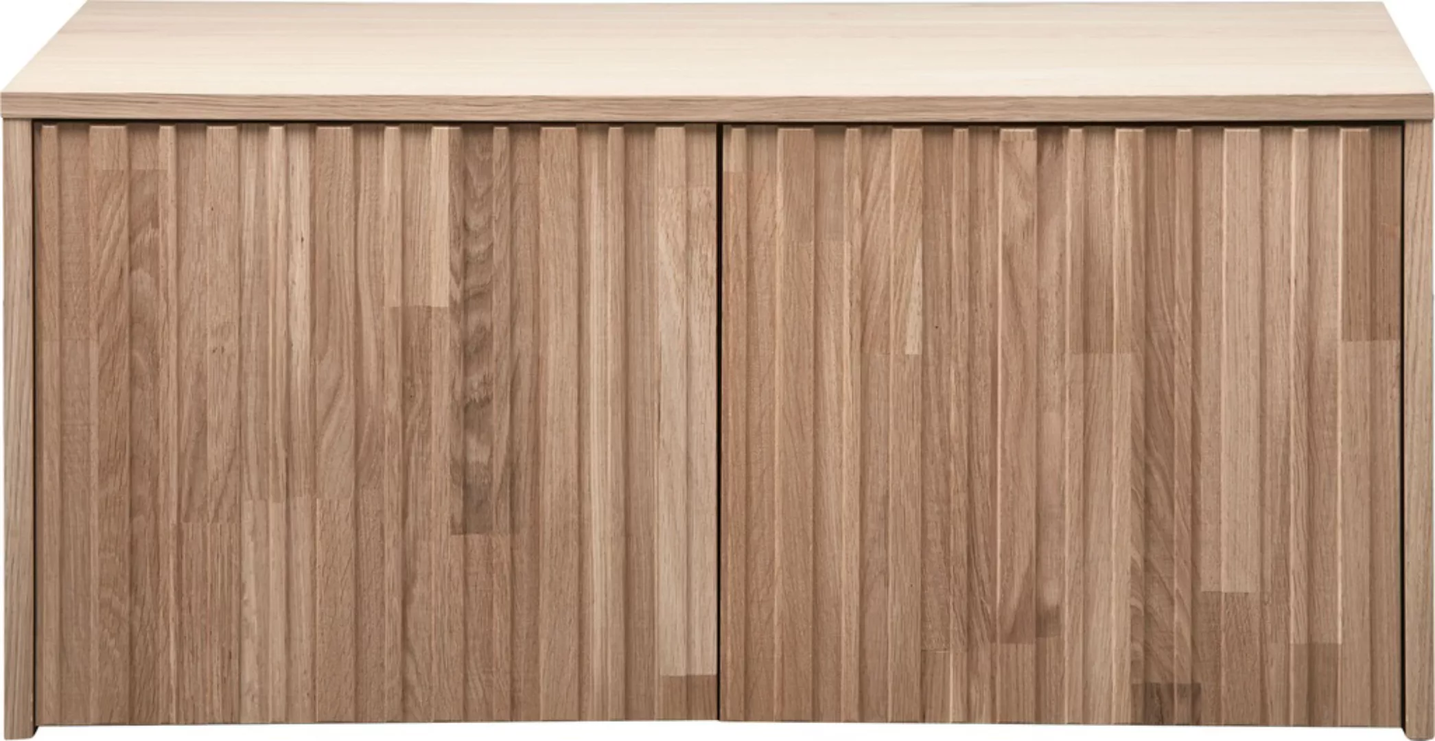 WOOOD Truhenbank "New Gravure Bunkbench", mit grafischen Relieftüren auf Ro günstig online kaufen