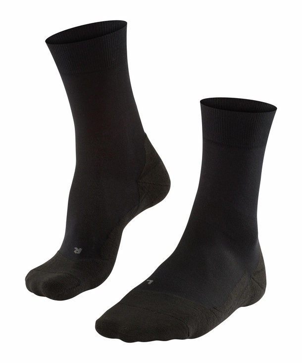 FALKE GO2 Herren Golf Socken, 42-43, Schwarz, Baumwolle, 16770-300003 günstig online kaufen