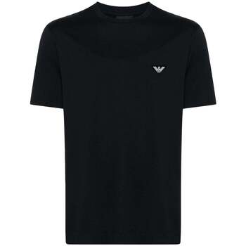 Emporio Armani  T-Shirts & Poloshirts Beach Crew Neck T-Shirt Black günstig online kaufen