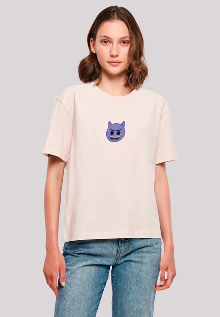 emoji couture T-Shirt Evil smiling furry purple face Premium Qualität günstig online kaufen