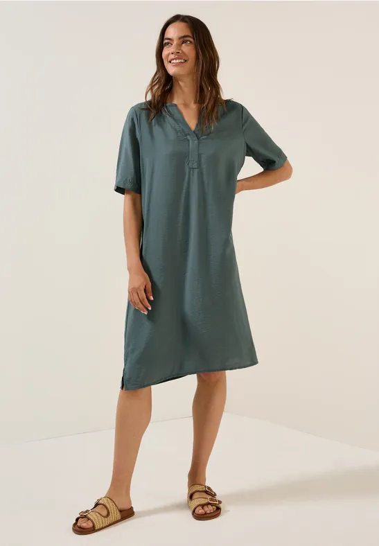 CECIL Shirtkleid in Unifarbe günstig online kaufen