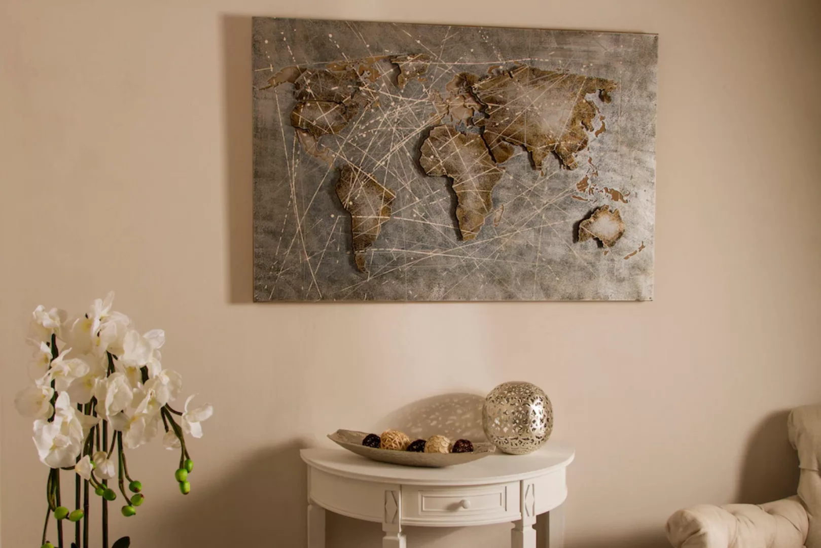 Myflair Möbel & Accessoires Leinwandbild »Canvas "Earth"« günstig online kaufen