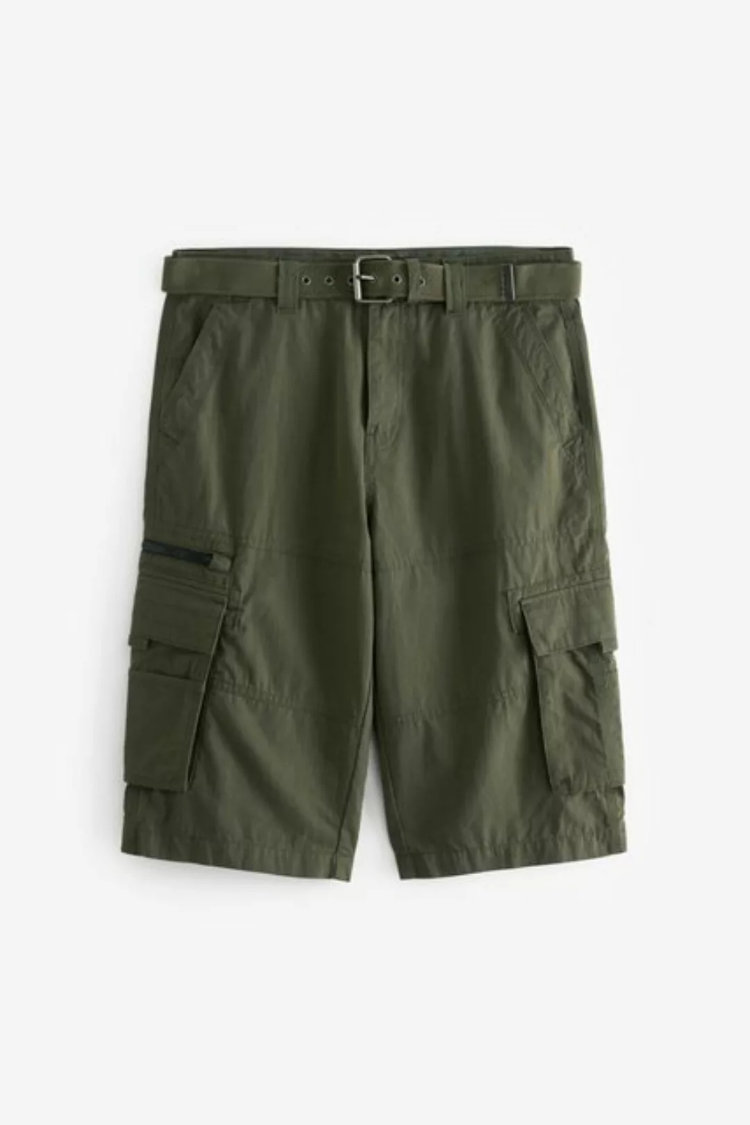 Next Cargoshorts Lange Cargo-Shorts mit Gürtel (2-tlg) günstig online kaufen