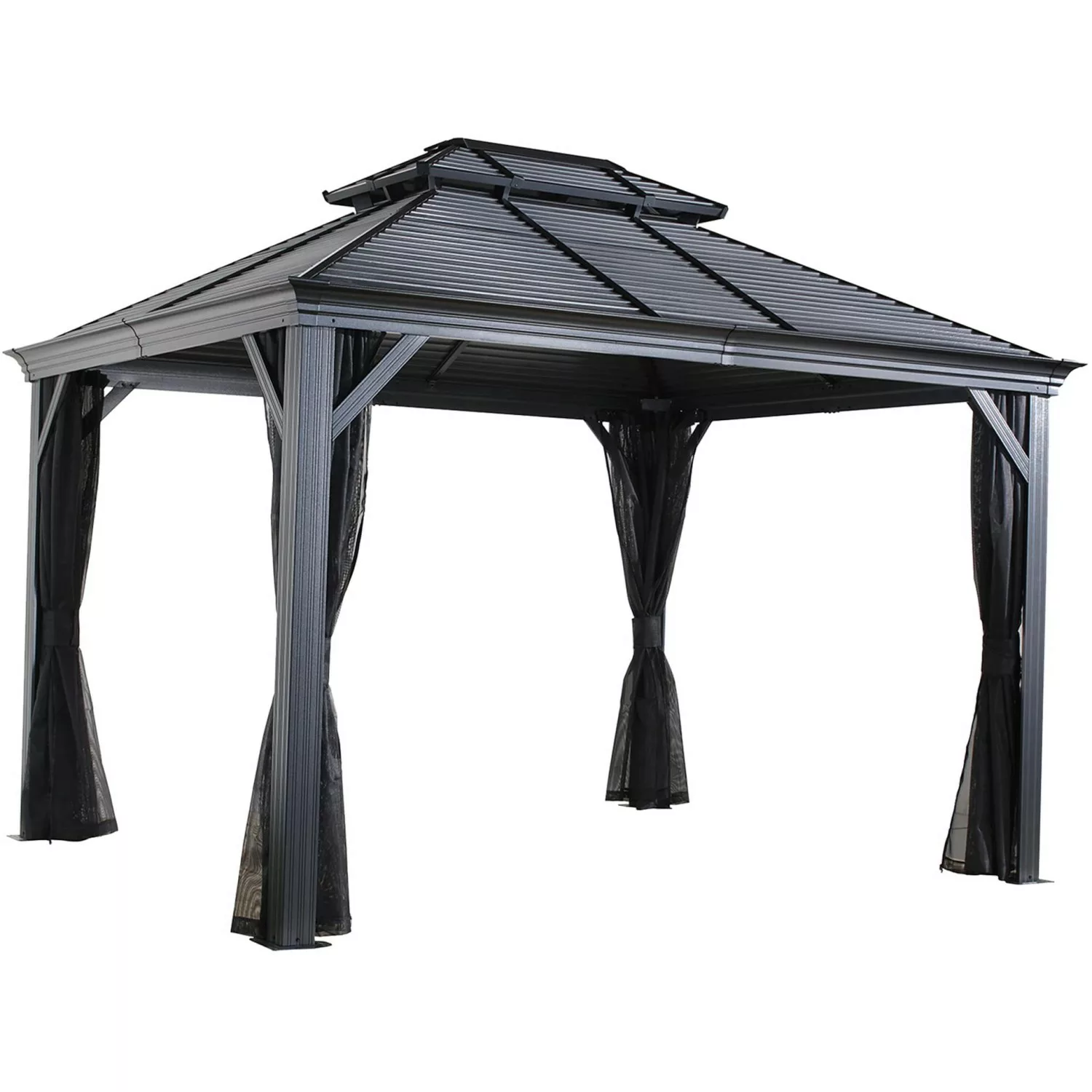 Sojag Pavillon Mykonos 299 cm x 425 cm Doppeldach günstig online kaufen