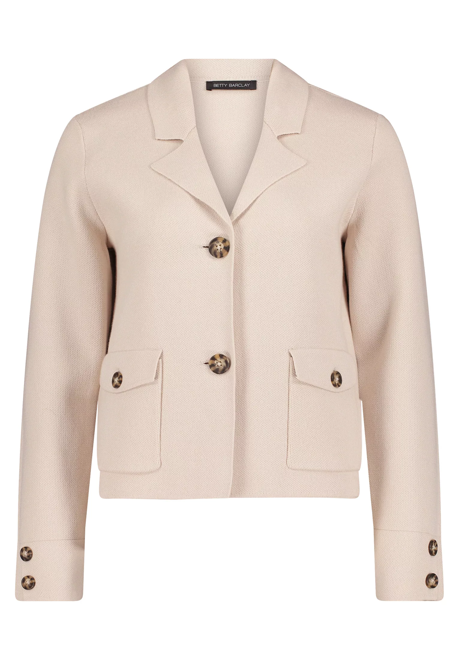 Betty Barclay Strickjacke "Betty Barclay Damen Strickblazer mit aufgesetzte günstig online kaufen