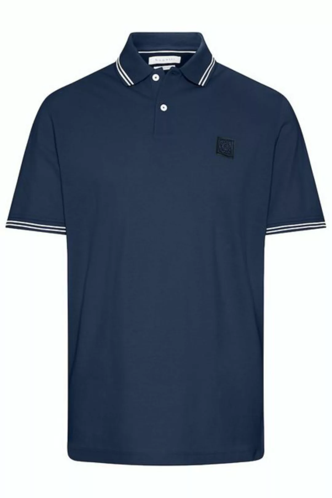 bugatti Poloshirt 8150-55001A 100% Baumwolle Modern Fit günstig online kaufen