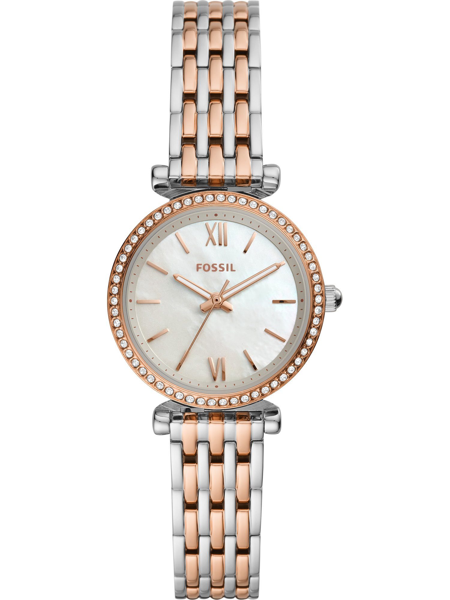 Fossil Quarzuhr Fossil Damen-Uhren Analog Quarz günstig online kaufen