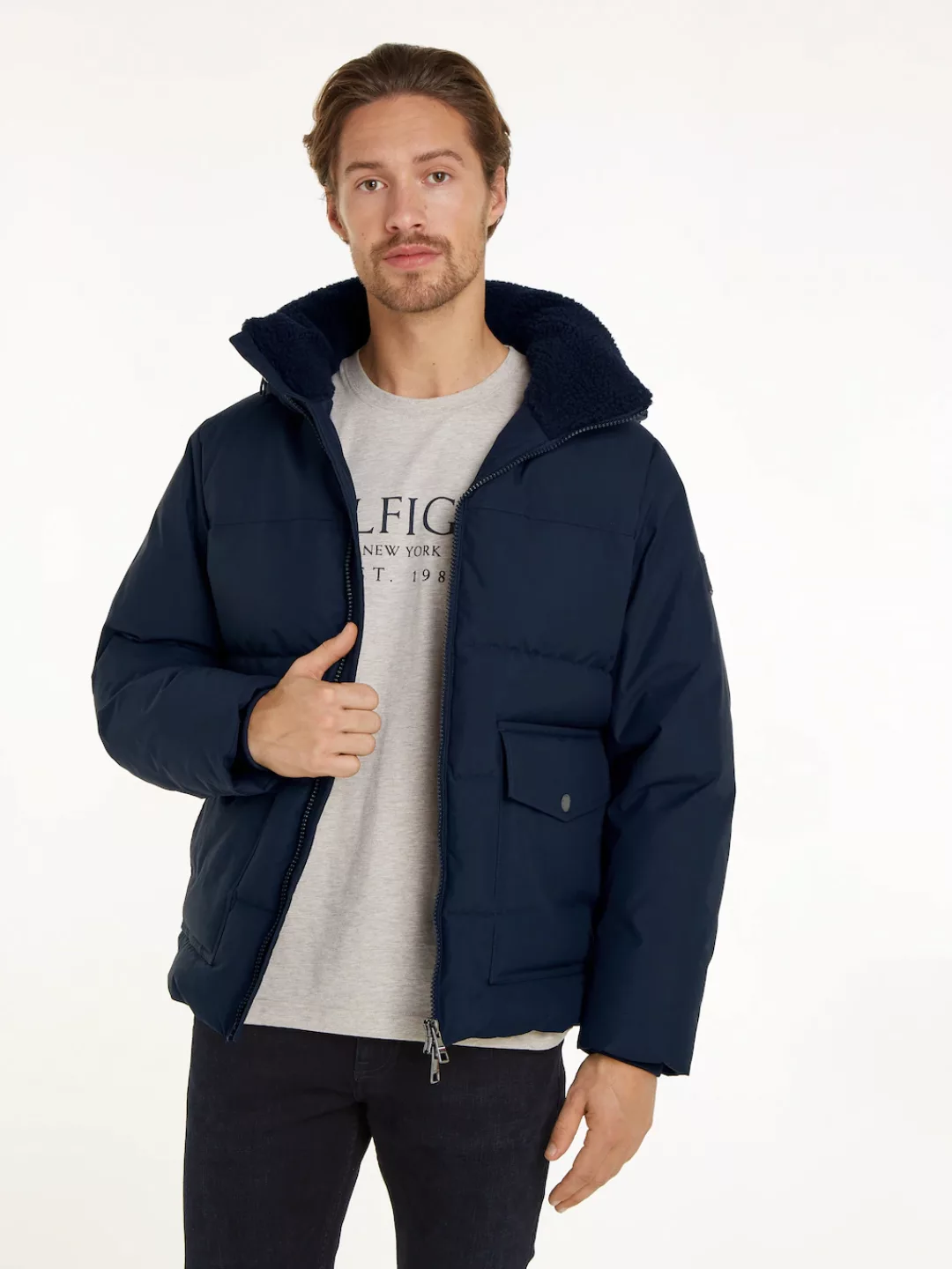 Tommy Hilfiger Parka "ROCKIE UTILITY HOODED JACKET", mit Kapuze, Abnehmbare günstig online kaufen