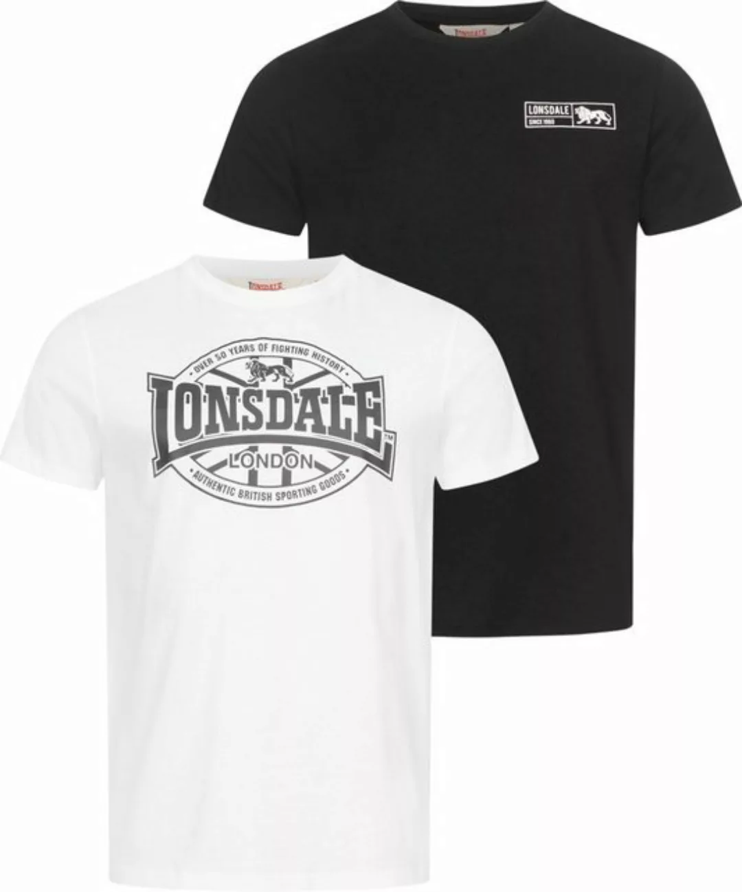 Lonsdale T-Shirt CLONKEEN (Packung, 2-tlg., 2-er Pack) günstig online kaufen